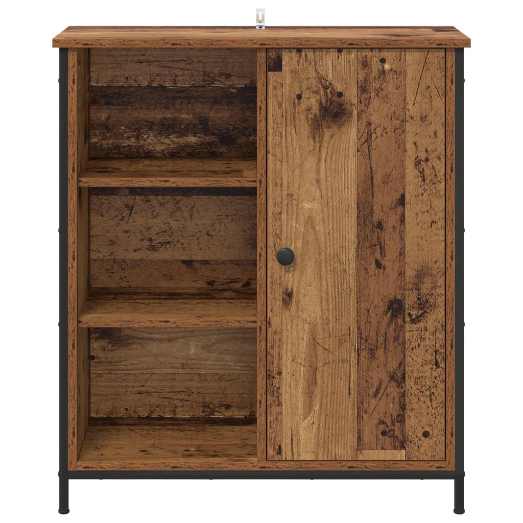 vidaXL Bufet Stare drewno 70 x 30 x 80 cm Materiał drewnopochodny