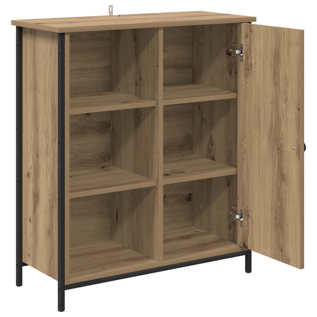vidaXL Bufet Dąb rzemieślniczy 70 x 30 x 80 cm Materiał drewnopochodny
