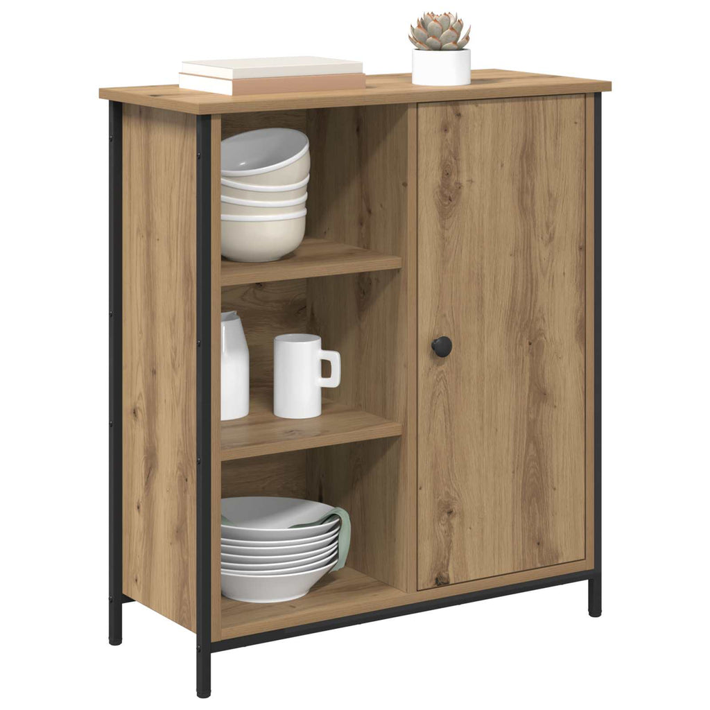 vidaXL Bufet Dąb rzemieślniczy 70 x 30 x 80 cm Materiał drewnopochodny
