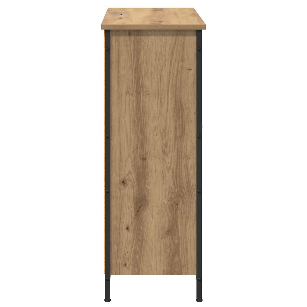 vidaXL Bufet Dąb rzemieślniczy 70 x 30 x 80 cm Materiał drewnopochodny