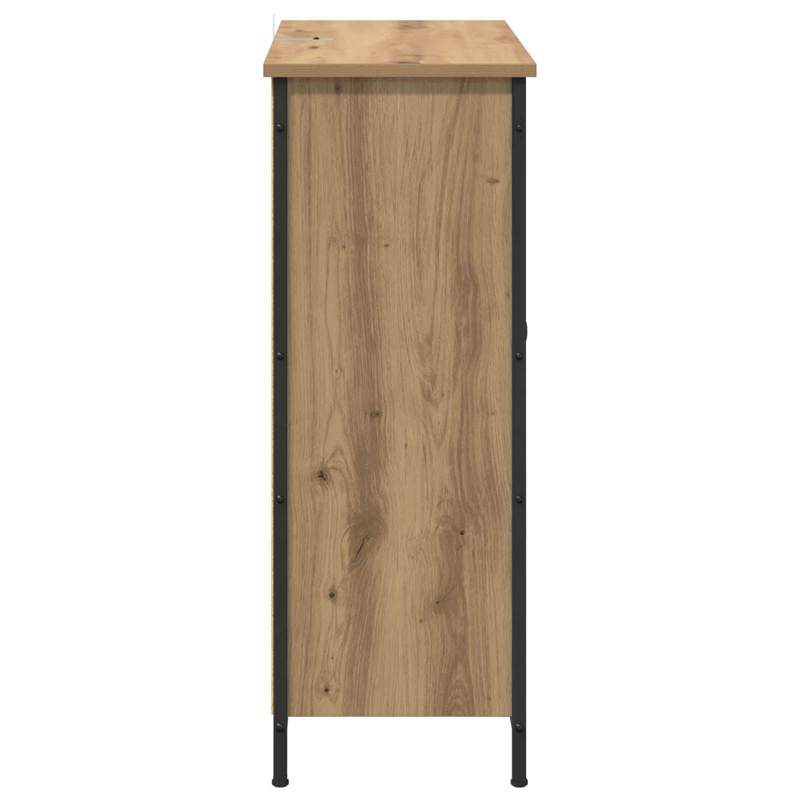 vidaXL Bufet Dąb rzemieślniczy 70 x 30 x 80 cm Materiał drewnopochodny