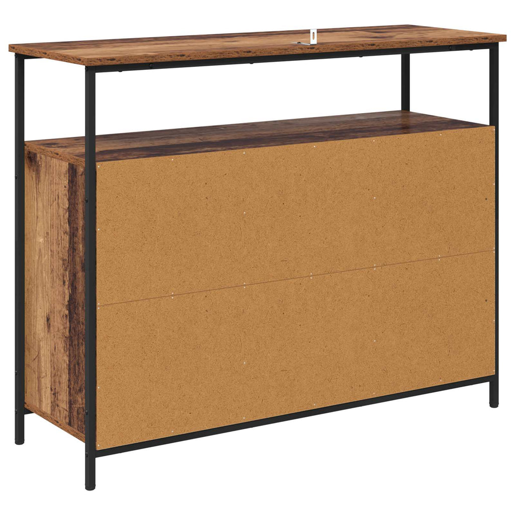 vidaXL Bufet Stare drewno 100 x 35 x 80 cm Materiał drewnopochodny