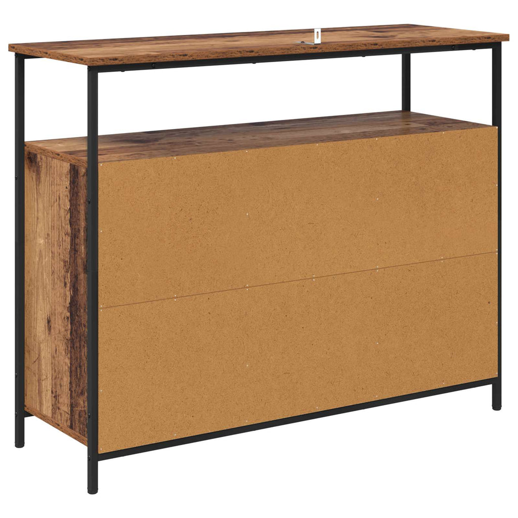 vidaXL Bufet Stare drewno 100 x 35 x 80 cm Materiał drewnopochodny
