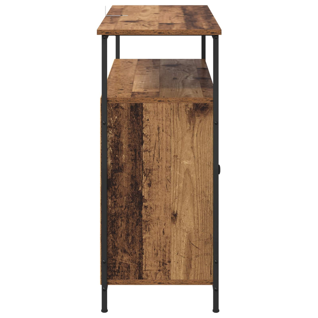 vidaXL Bufet Stare drewno 100 x 35 x 80 cm Materiał drewnopochodny