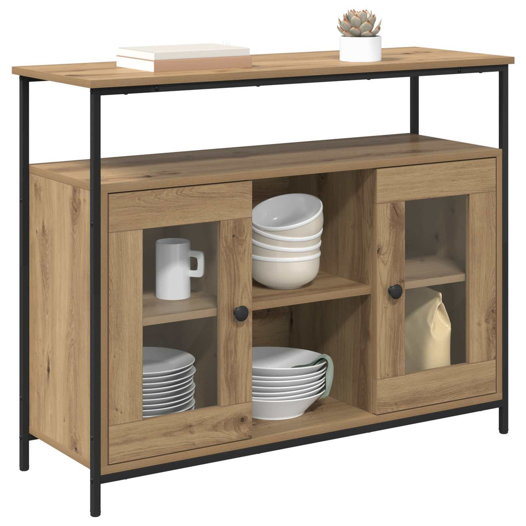vidaXL Bufet Dąb rzemieślniczy 100 x 35 x 80 cm