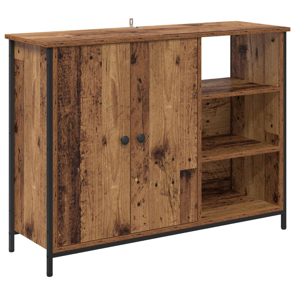 vidaXL Bufet Stare drewno 100 x 33 x 75 cm Materiał drewnopochodny