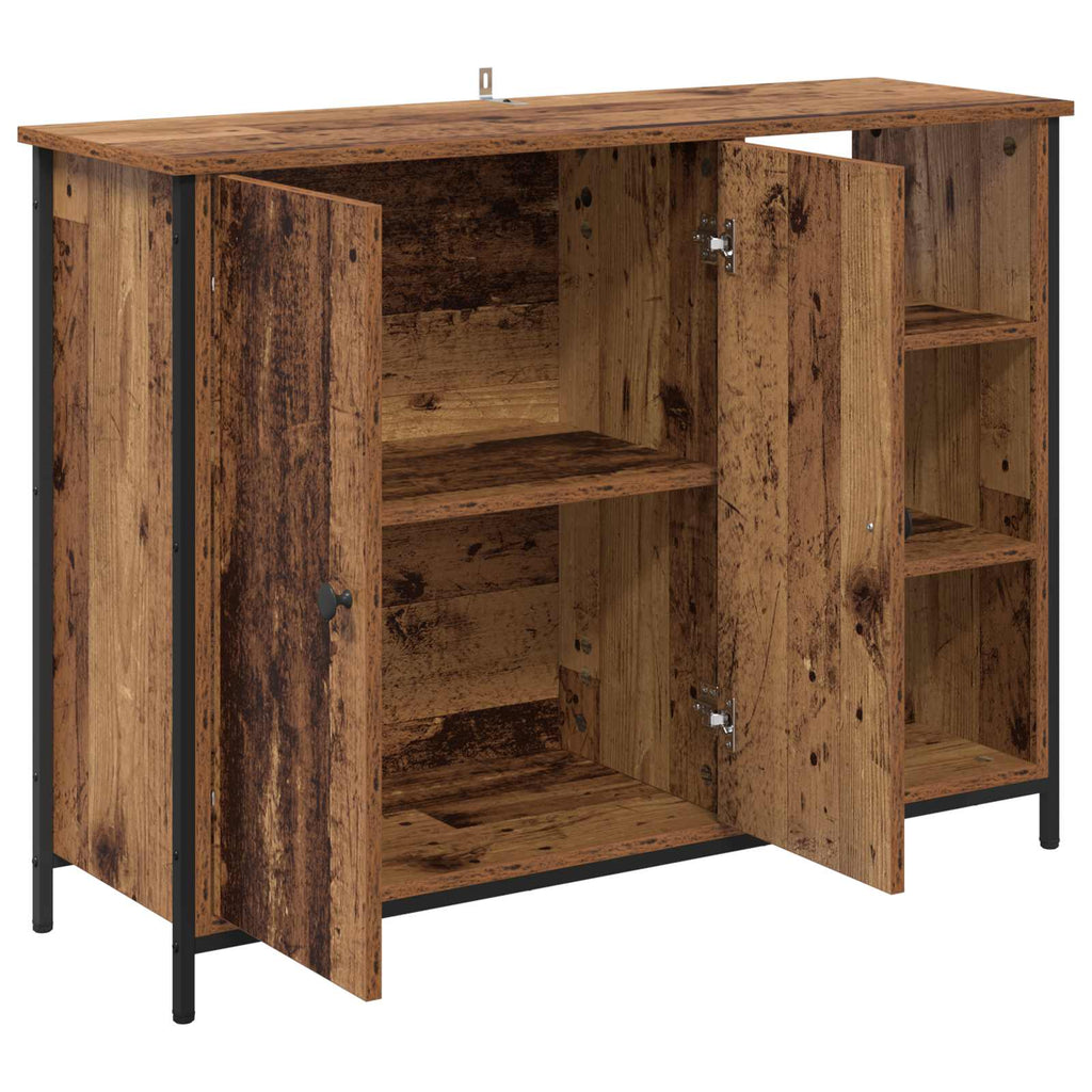 vidaXL Bufet Stare drewno 100 x 33 x 75 cm Materiał drewnopochodny
