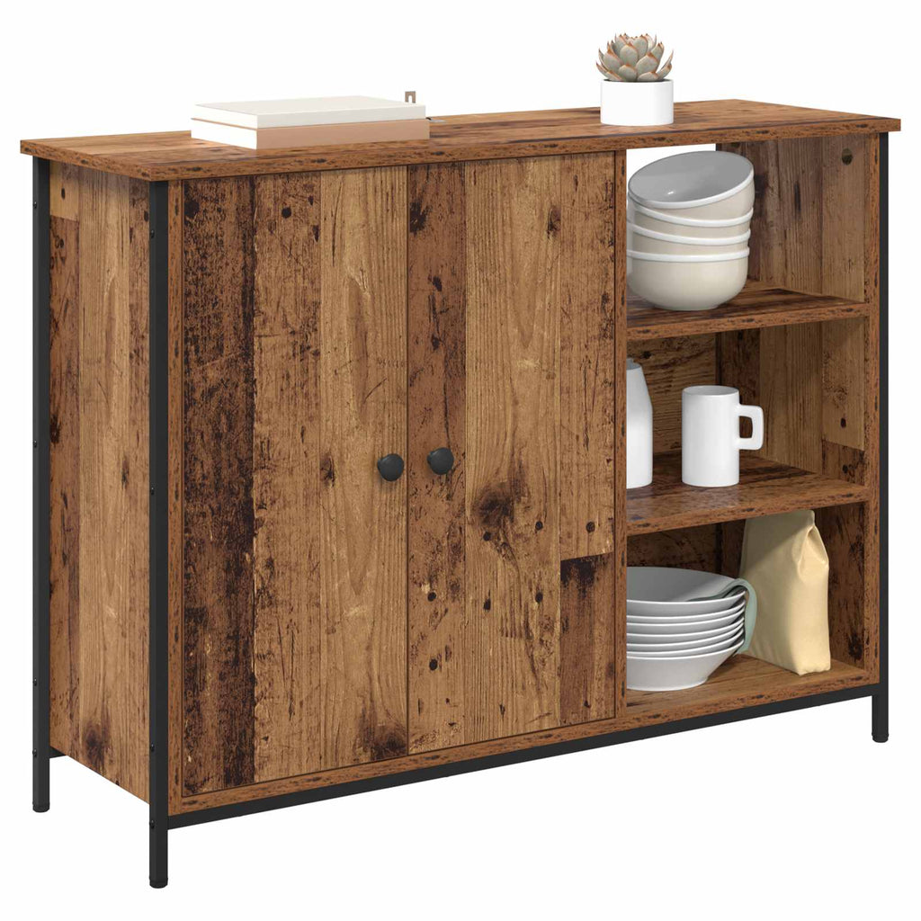 vidaXL Bufet Stare drewno 100 x 33 x 75 cm Materiał drewnopochodny
