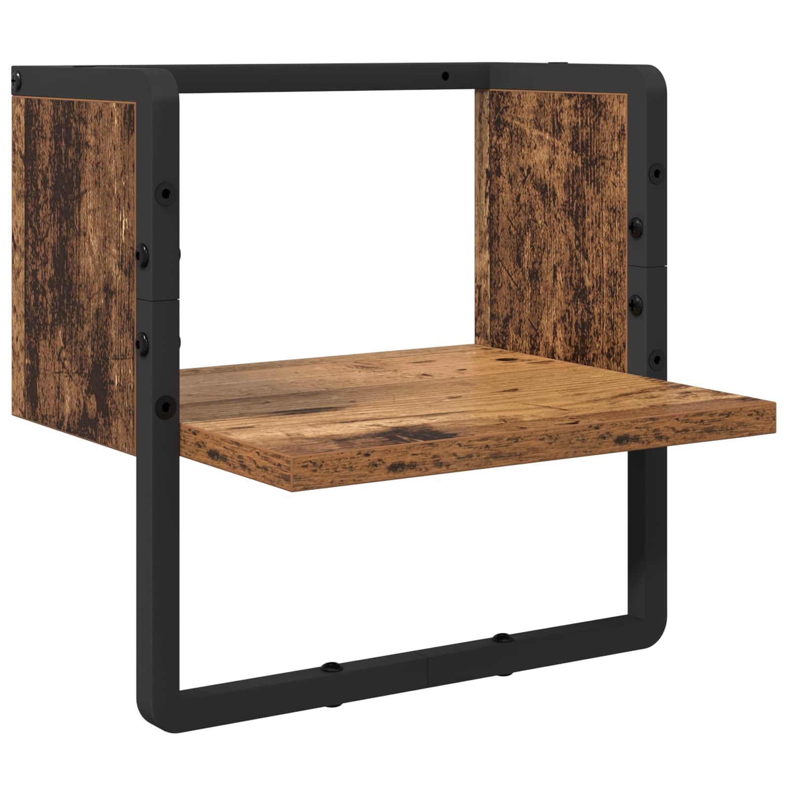 vidaXL Zestaw półek ściennych 4 pcs Stare drewno 65 x 25 x 30 cm