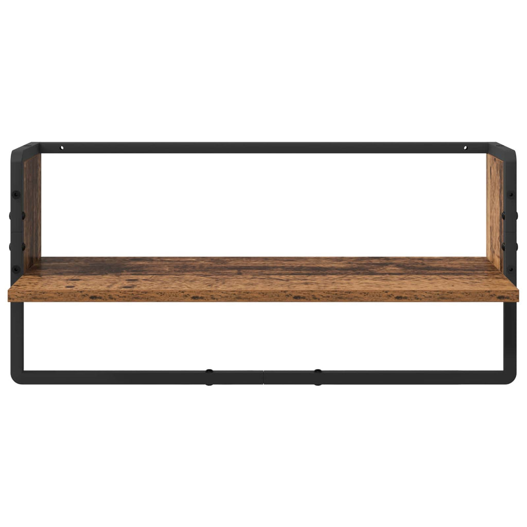 vidaXL Zestaw półek ściennych 4 pcs Stare drewno 65 x 25 x 30 cm