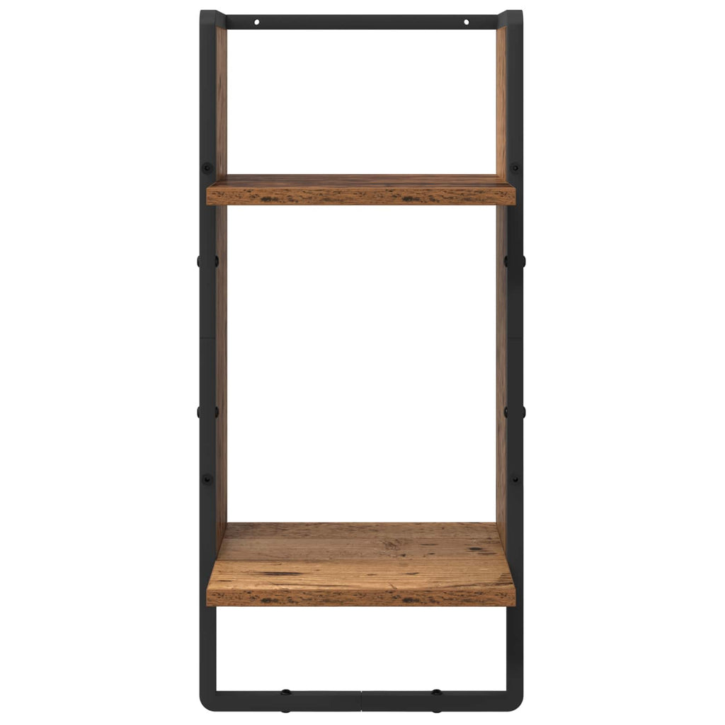 vidaXL Zestaw półek ściennych 4 pcs Stare drewno 65 x 25 x 30 cm