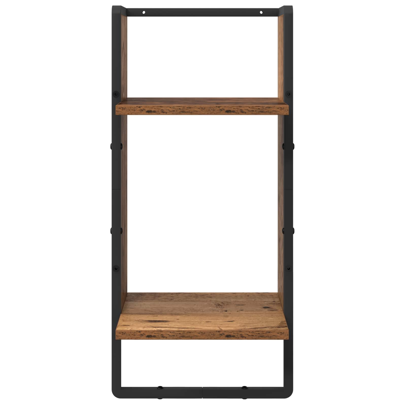 vidaXL Zestaw półek ściennych 4 pcs Stare drewno 65 x 25 x 30 cm