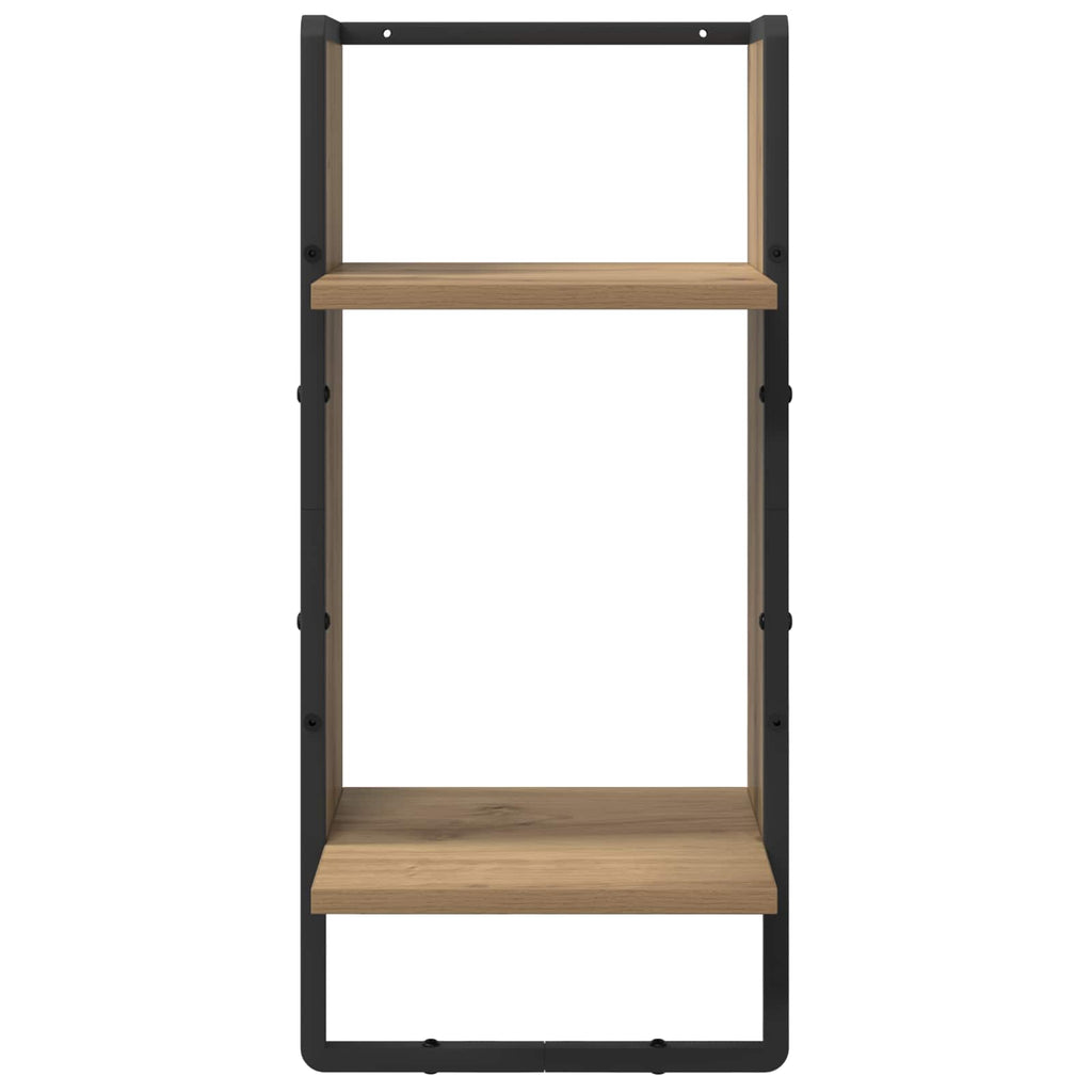 vidaXL Zestaw półek ściennych 4 pcs Dąb rzemieślniczy 65 x 25 x 30 cm
