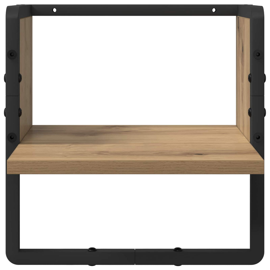 vidaXL Zestaw półek ściennych 4 pcs Dąb rzemieślniczy 65 x 25 x 30 cm