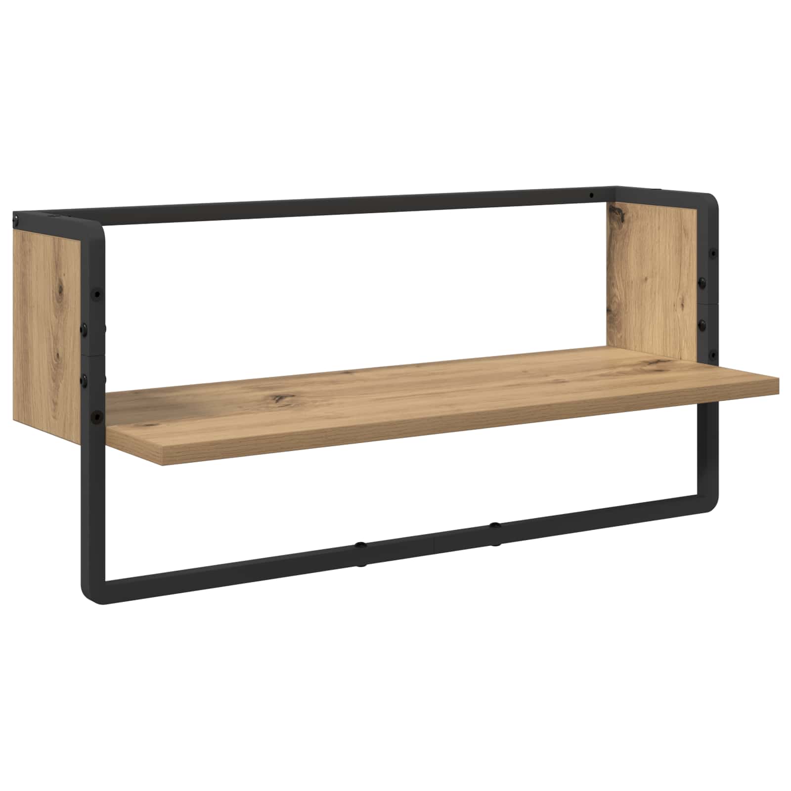 vidaXL Zestaw półek ściennych 6 pcs Dąb rzemieślniczy 100 x 25 x 30 cm