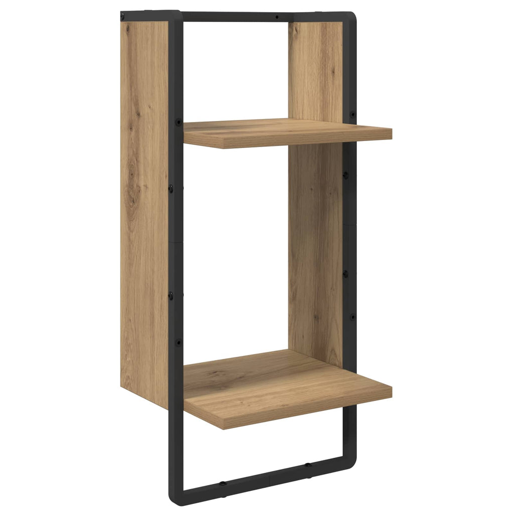 vidaXL Zestaw półek ściennych 6 pcs Dąb rzemieślniczy 100 x 25 x 30 cm