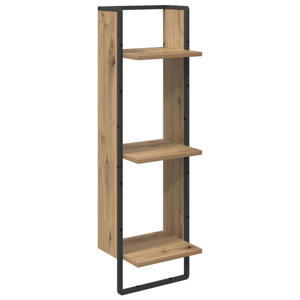 vidaXL Zestaw półek ściennych 6 pcs Dąb rzemieślniczy 100 x 25 x 30 cm