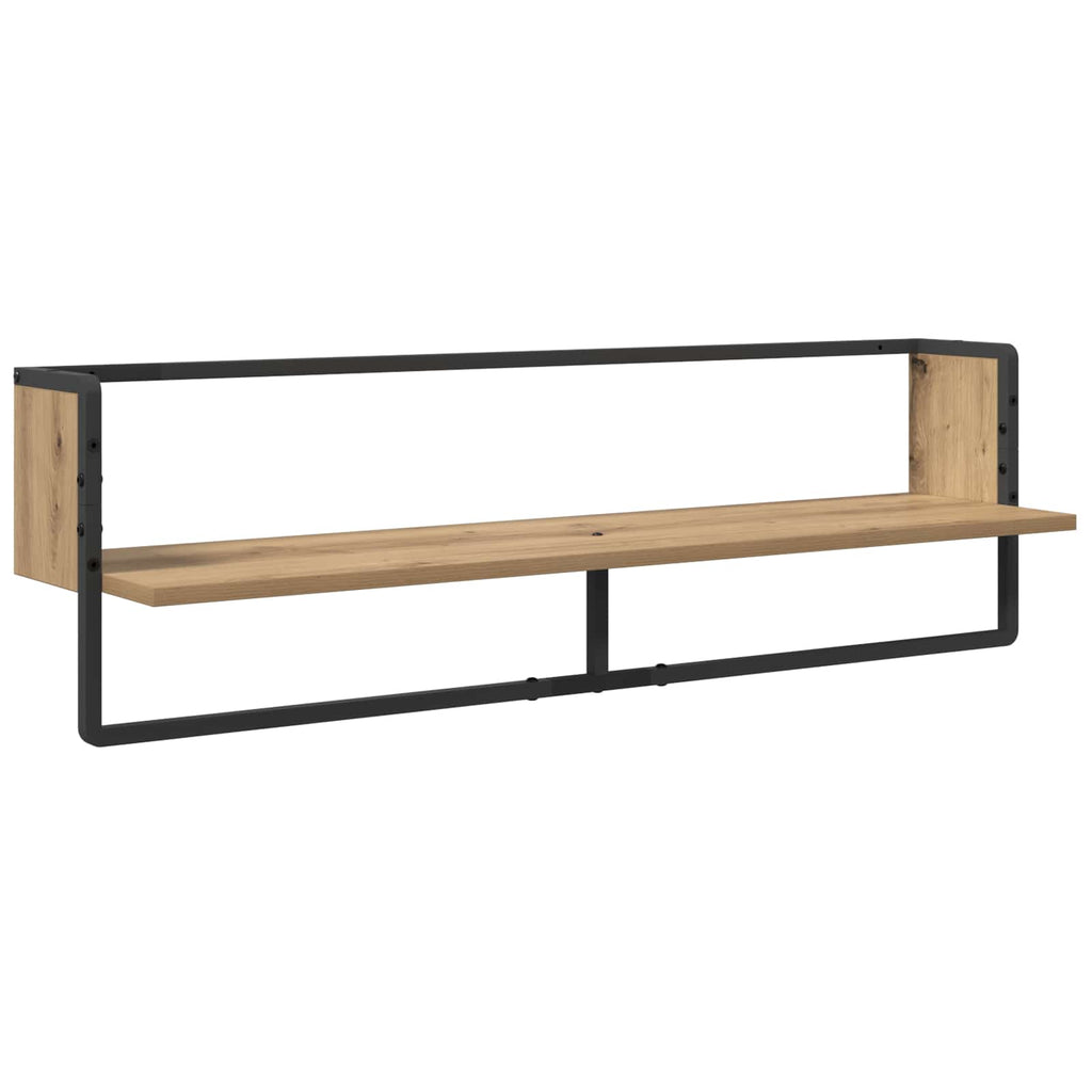 vidaXL Zestaw półek ściennych 6 pcs Dąb rzemieślniczy 100 x 25 x 30 cm