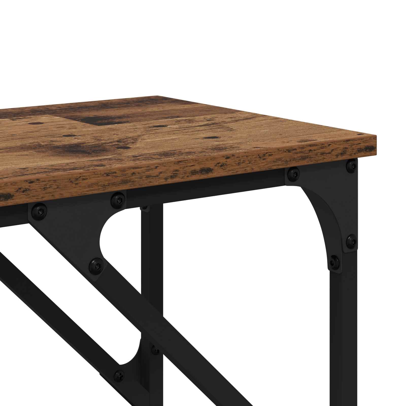 vidaXL Konsola Stare drewno 180 x 30 x 75 cm Materiał drewnopochodny