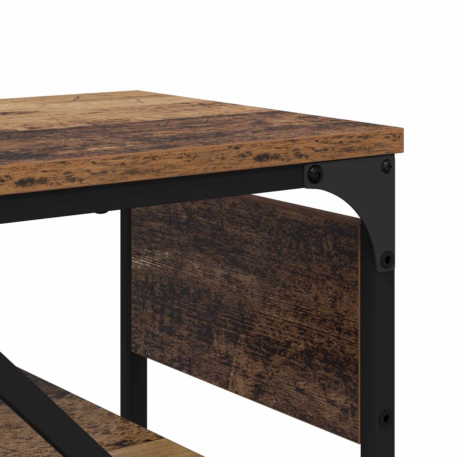 vidaXL StolikKonsolowy Stare drewno 105x30x75cm