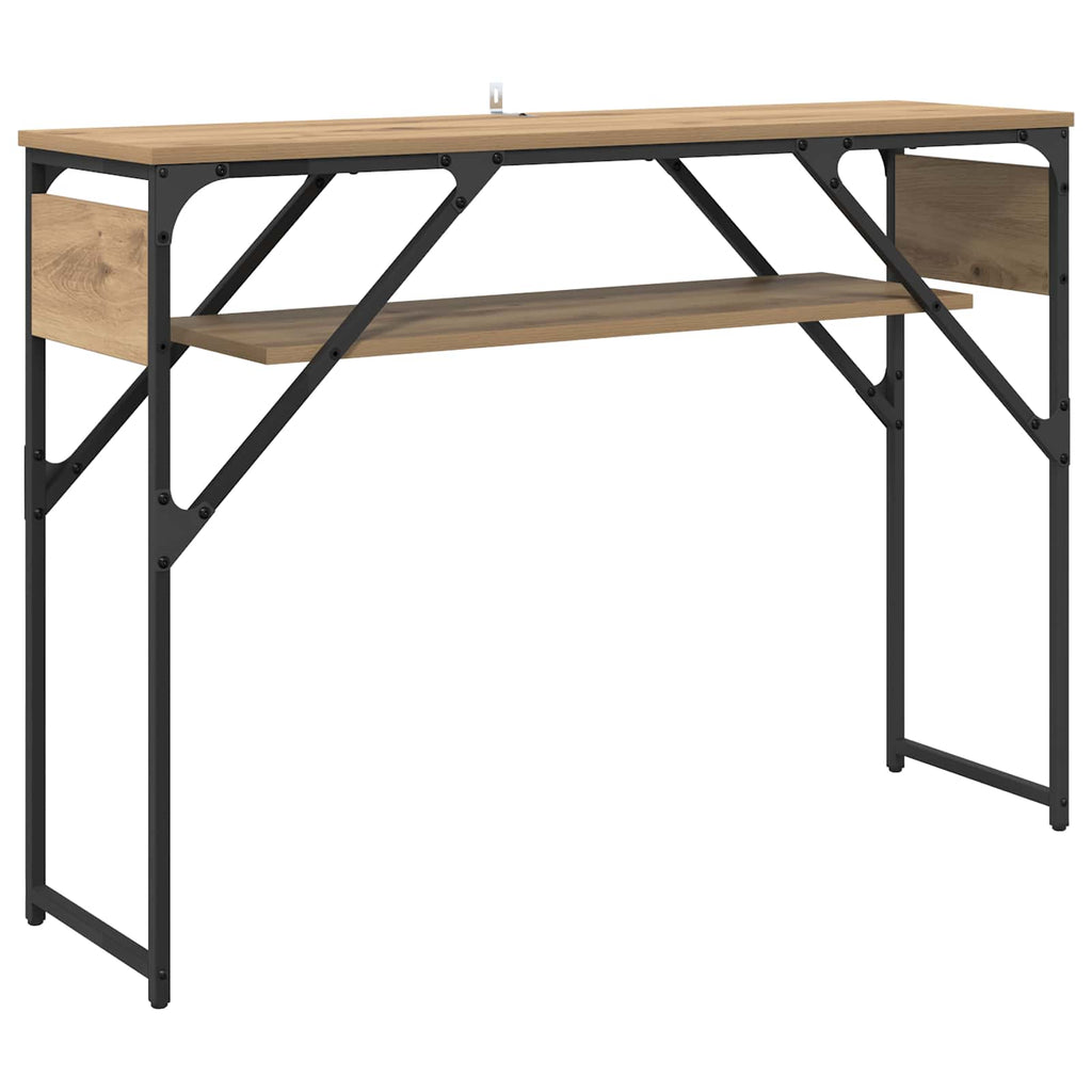 vidaXL StolikKonsolowy Dąb rzemieślniczy 105x30x75cm