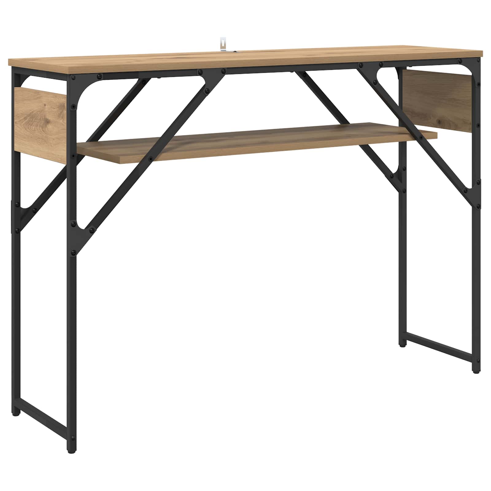 vidaXL StolikKonsolowy Dąb rzemieślniczy 105x30x75cm