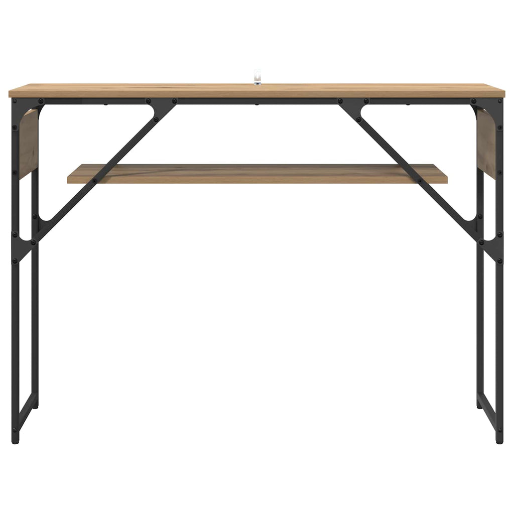 vidaXL StolikKonsolowy Dąb rzemieślniczy 105x30x75cm