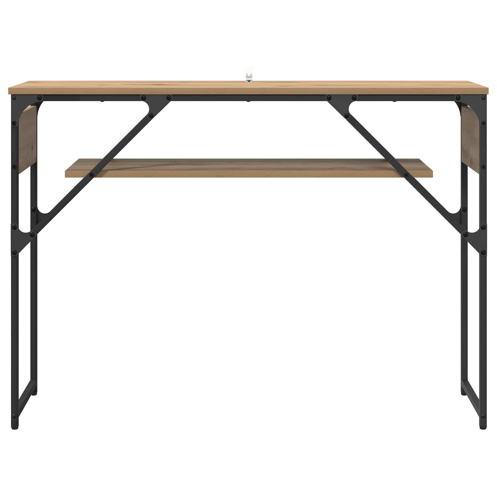 vidaXL StolikKonsolowy Dąb rzemieślniczy 105x30x75cm