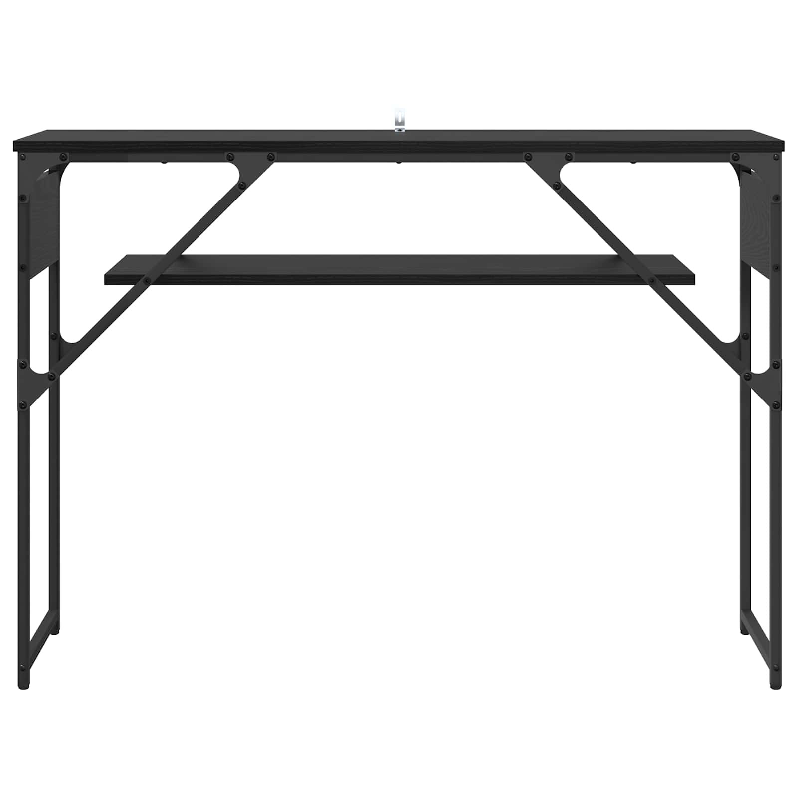 vidaXL StolikKonsolowy Czarny Dąb 105x30x75cm Materiał drewnopochodny