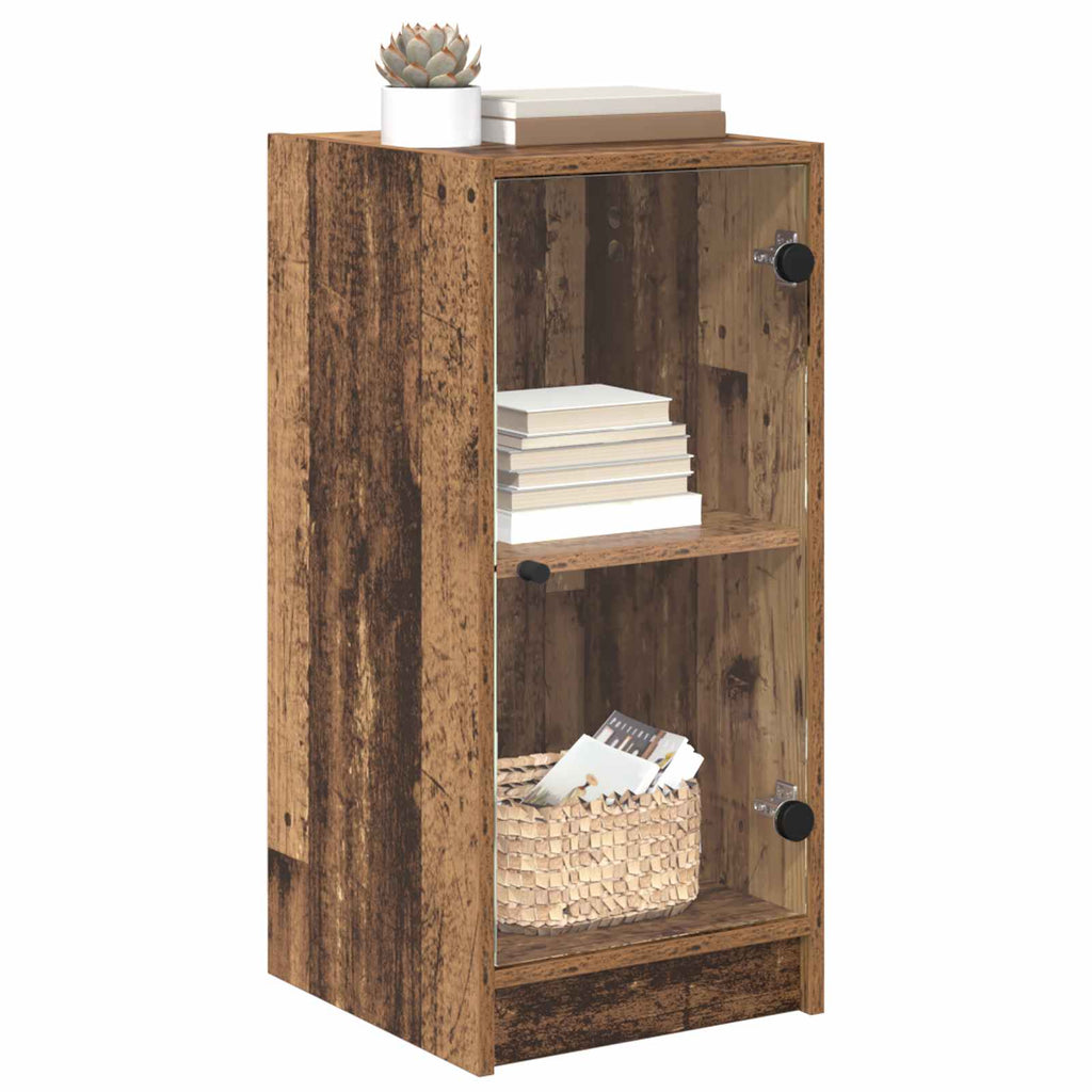 vidaXL Bufet Stare drewno 35 x 37 x 76 cm Materiał drewnopochodny