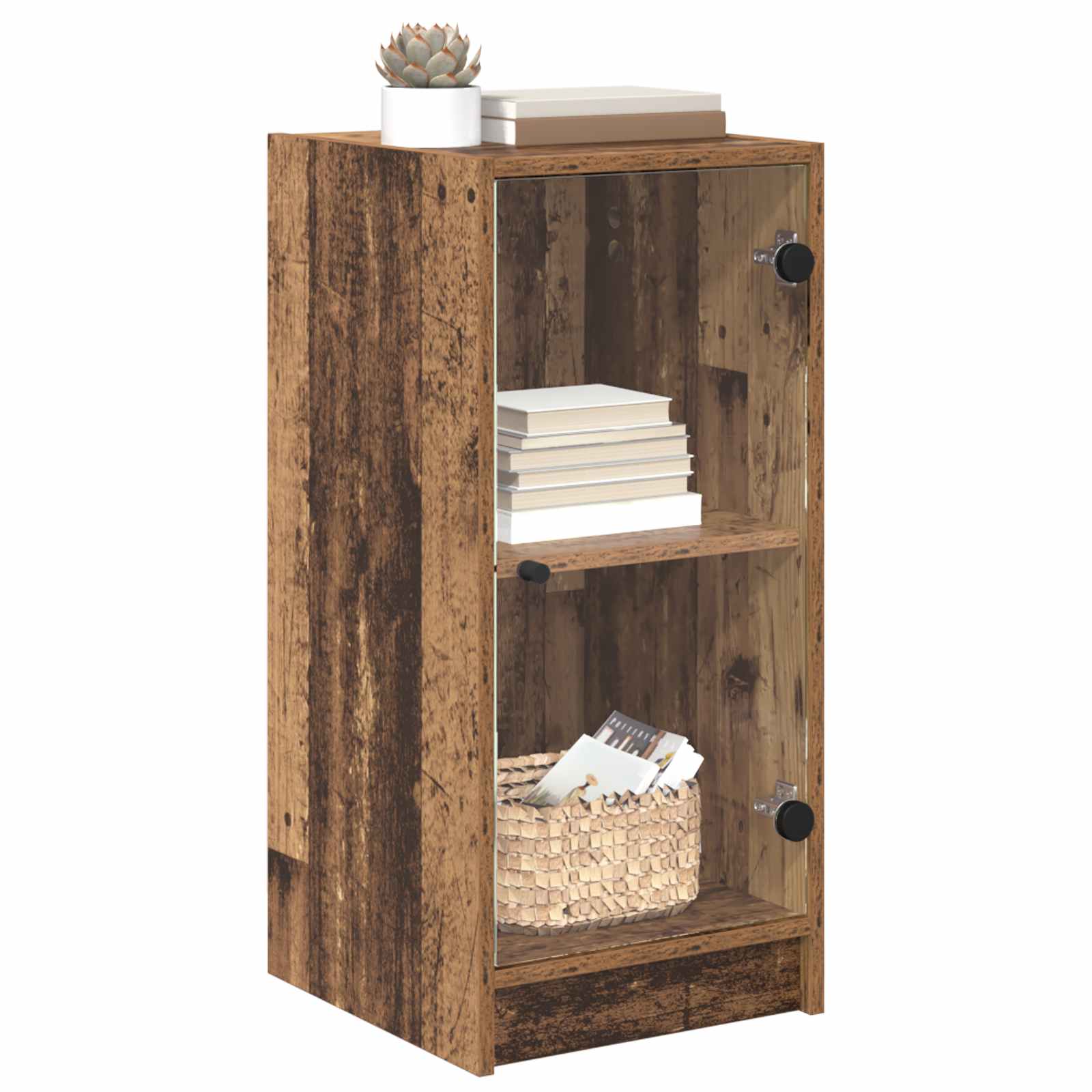 vidaXL Bufet Stare drewno 35 x 37 x 76 cm Materiał drewnopochodny