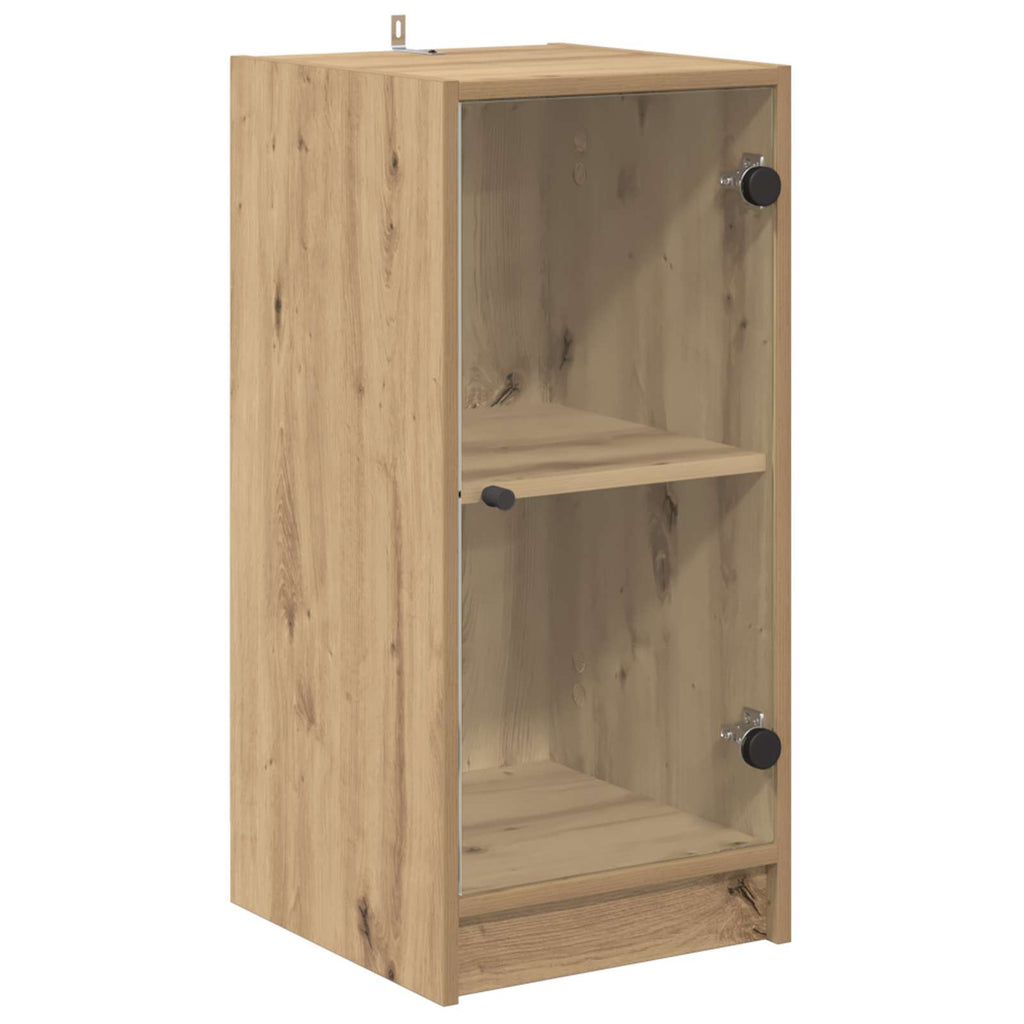 vidaXL Bufet dąb artisan 35 x 37 x 76 cm Materiał drewnopochodny