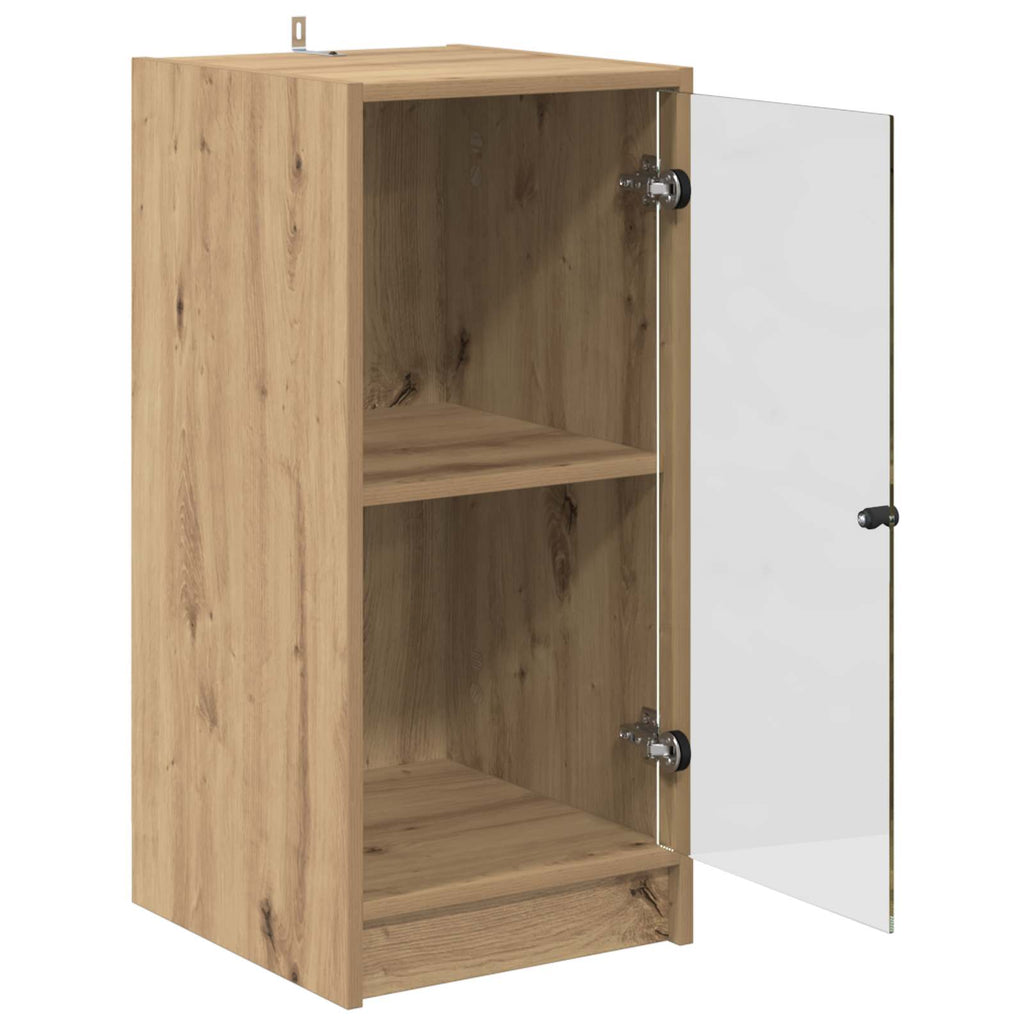 vidaXL Bufet dąb artisan 35 x 37 x 76 cm Materiał drewnopochodny