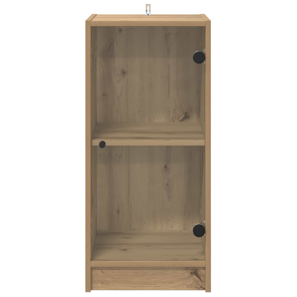 vidaXL Bufet dąb artisan 35 x 37 x 76 cm Materiał drewnopochodny