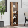 vidaXL Highboard Stare drewno 35 x 37 x 142 cm Materiał drewnopochodny