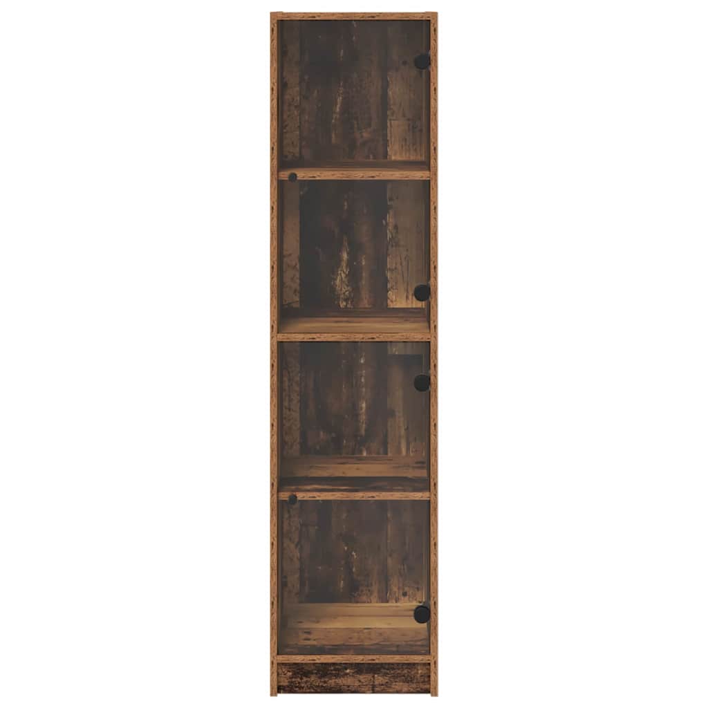 vidaXL Highboard Stare drewno 35 x 37 x 142 cm Materiał drewnopochodny