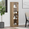 vidaXL Highboard Dąb rzemieślniczy 35 x 37 x 142 cm