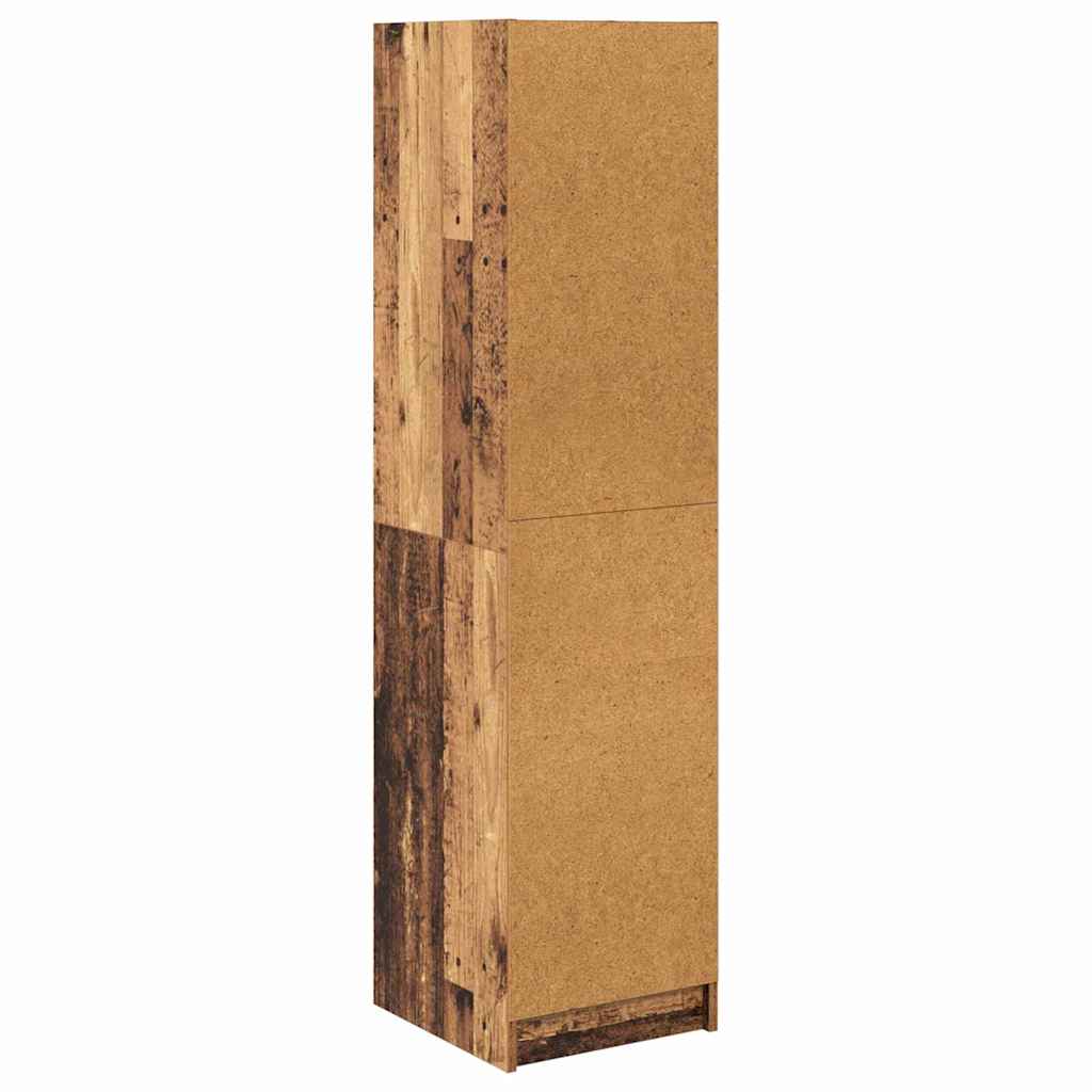 vidaXL Highboard Stare drewno 35 x 37 x 142 cm Materiał drewnopochodny