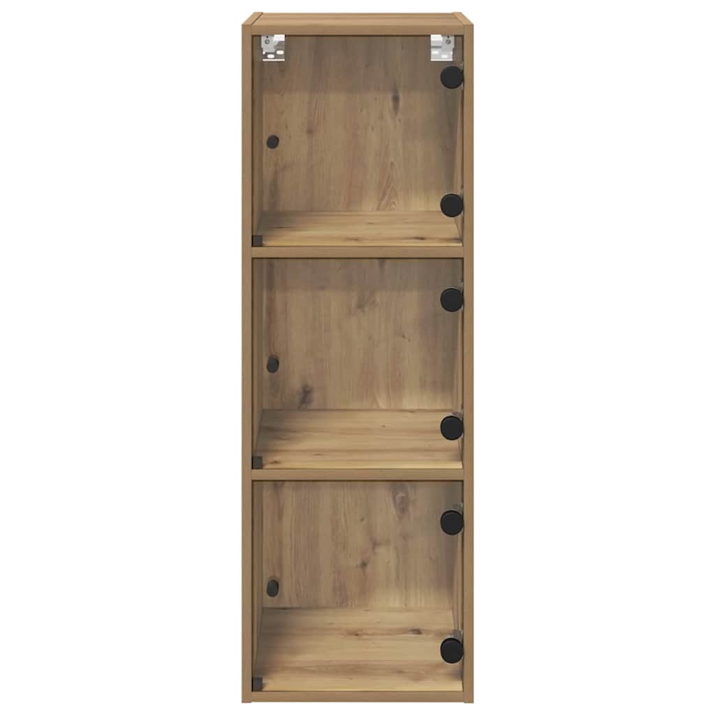 vidaXL Szafka ścienna Dąb rzemieślniczy 35 x 37 x 102 cm