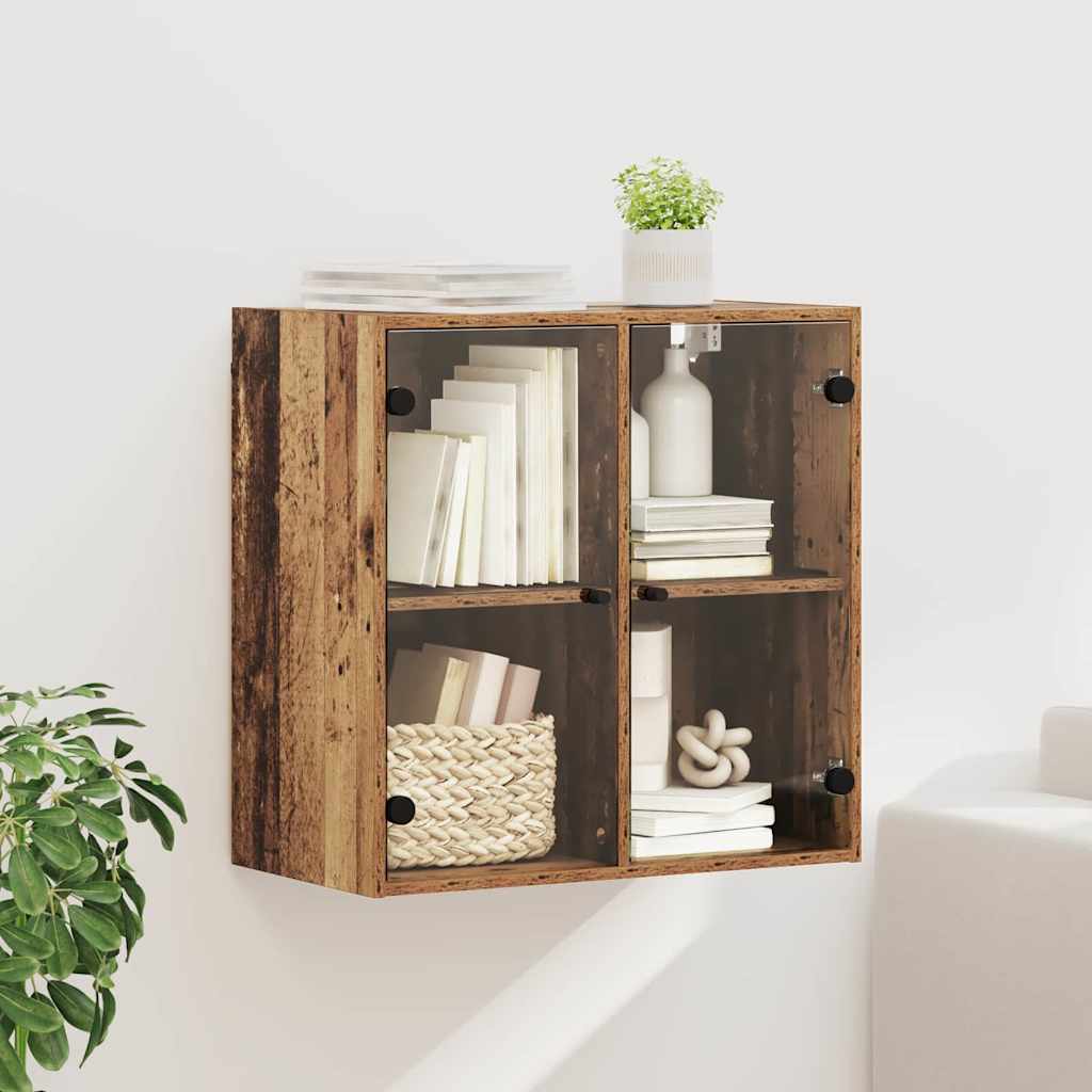 vidaXL Szafka ścienna Stare drewno 68 x 37 x 68,5 cm