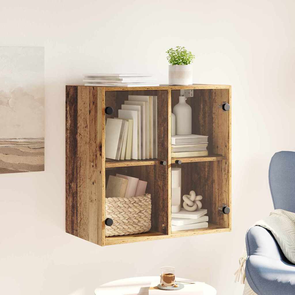 vidaXL Szafka ścienna Stare drewno 68 x 37 x 68,5 cm