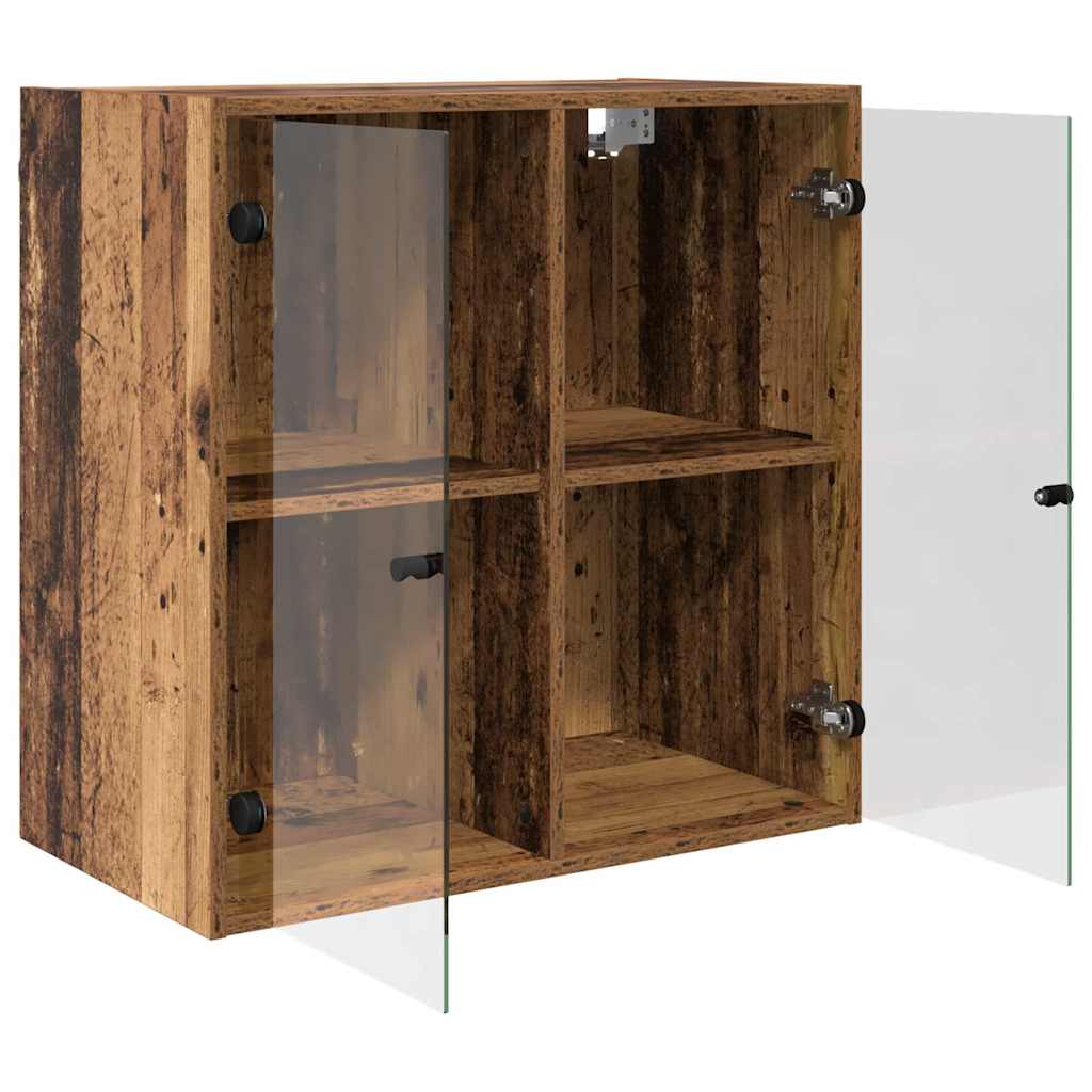 vidaXL Szafka ścienna Stare drewno 68 x 37 x 68,5 cm