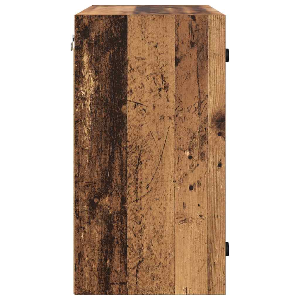 vidaXL Szafka ścienna Stare drewno 68 x 37 x 68,5 cm