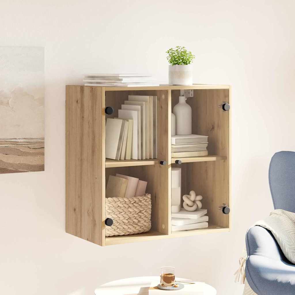 vidaXL Szafka ścienna Dąb rzemieślniczy 68 x 37 x 68,5 cm