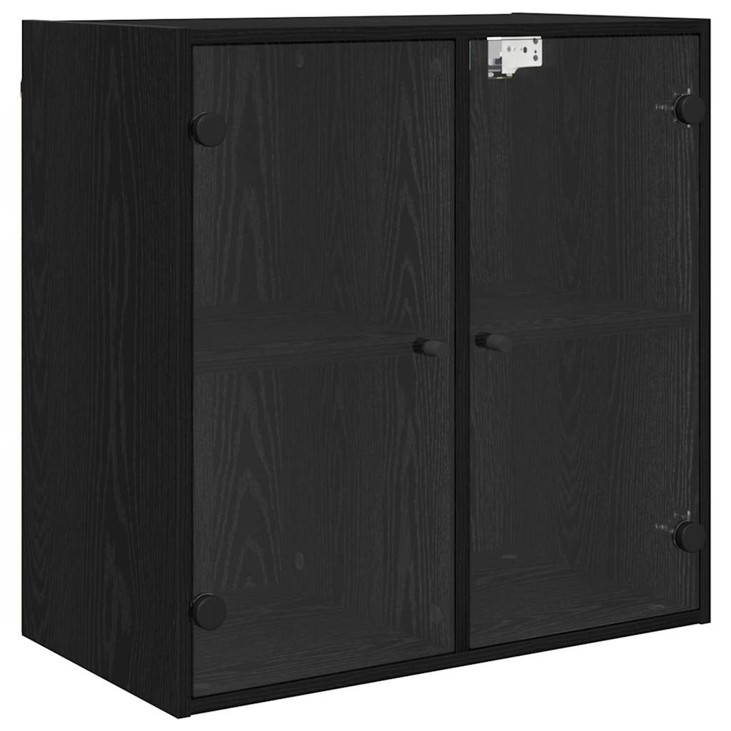 vidaXL Szafka ścienna Czarny Dąb 68 x 37 x 68,5 cm