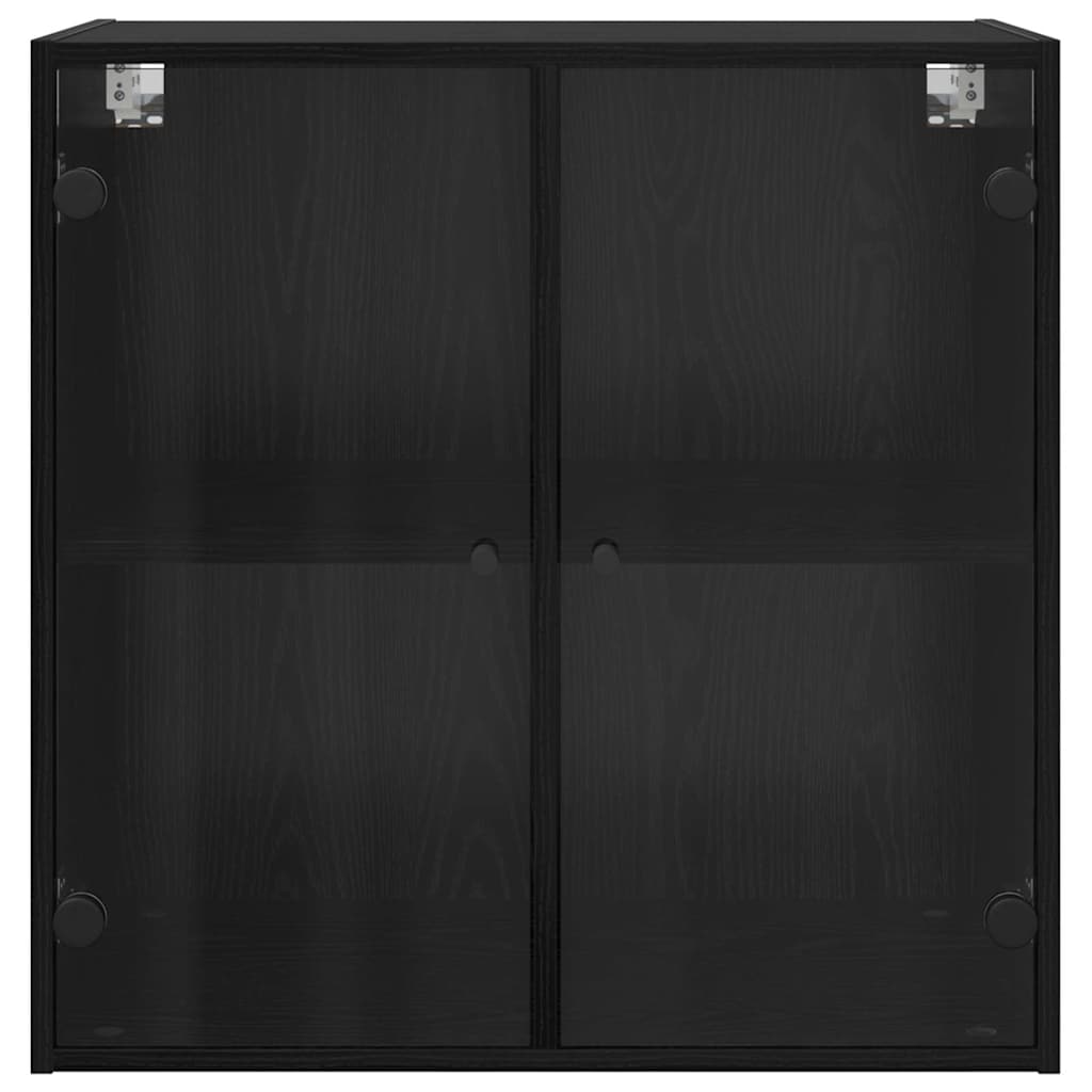 vidaXL Szafka ścienna Czarny Dąb 68 x 37 x 68,5 cm