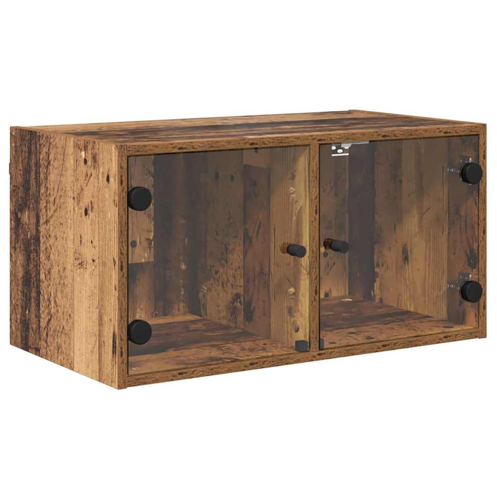 vidaXL Szafka ścienna Stare drewno 68 x 37 x 35 cm