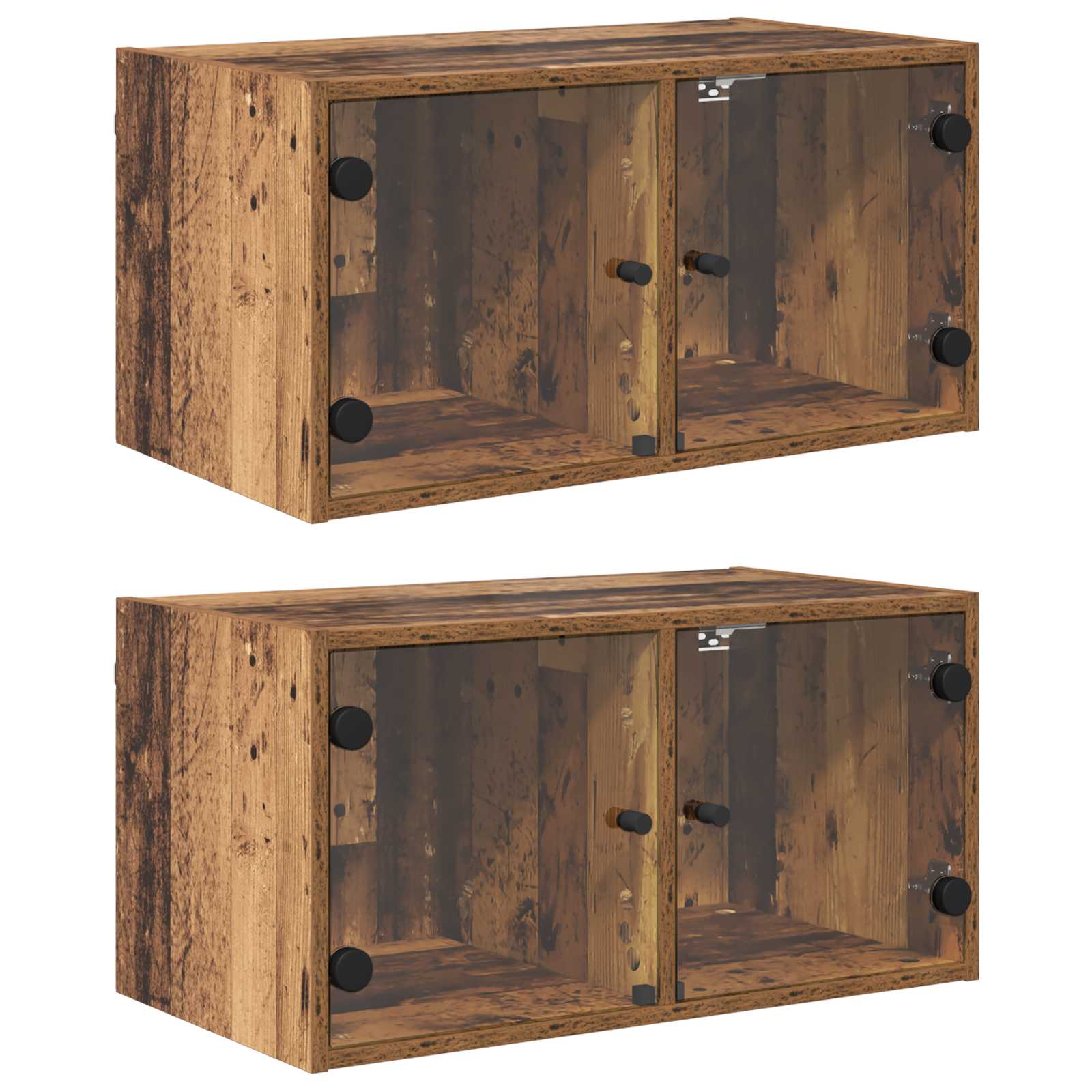 vidaXL Szafki ścienne 2 szt. 68 x 37 x 35 cm Drewno inżynieryjne