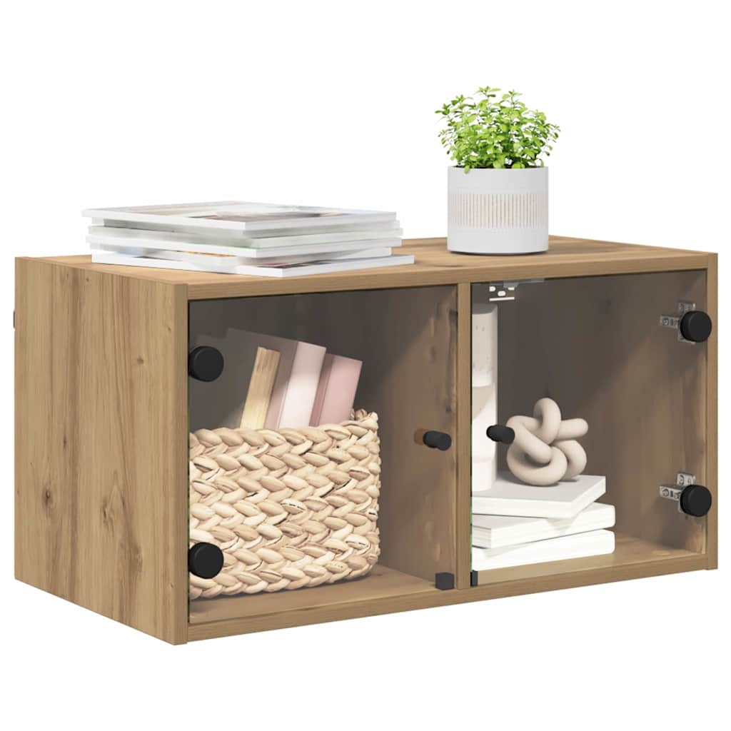 vidaXL Szafka ścienna Dąb rzemieślniczy 68 x 37 x 35 cm