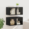 vidaXL Szafki ścienne 2 szt. 68 x 37 x 35 cm Drewno inżynieryjne
